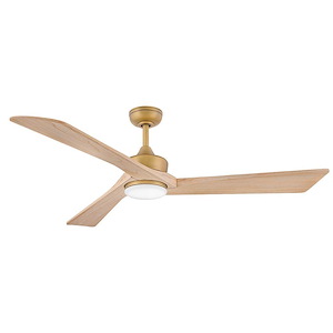 Sculpt - 3 Blade Ceiling Fan with Light Kit-15.25 Inch Tall and 60 Inch Wide