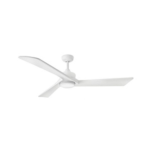Sculpt - 3 Blade Ceiling Fan with Light Kit In Modern Style-15.25 Inches Tall and 60 Inches Wide