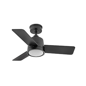 Chet - 3 Blade Ceiling Fan with Light Kit In Modern Style-14.5 Inches Tall and 36 Inches Wide - 1278385
