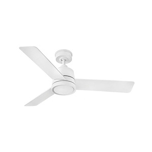 Chet - 3 Blade Ceiling Fan with Light Kit In Modern Style-14.5 Inches Tall and 48 Inches Wide