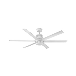 Draftsman - 6 Blade Ceiling Fan with Light Kit In Industrial Style-17 Inches Tall and 60 Inches Wide
