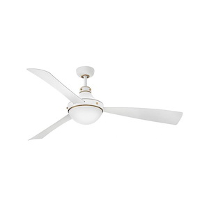 Oliver - 3 Blade Ceiling Fan with Light Kit In Traditional Style-18 Inches Tall and 62 Inches Wide - 1320149
