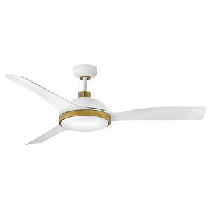 Alba - 3 Blade Ceiling Fan with Light Kit-14.25 Inches Tall and 56 Inches Wide