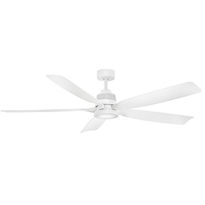 Bodin - 5 Blade Ceiling Fan with Light Kit-13.75 Inches Tall and 64 Inches Wide