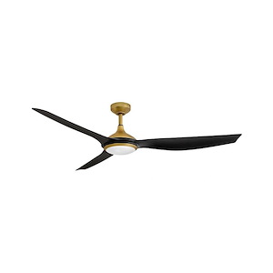 Talan - 3 Blade Ceiling Fan with Light Kit-13.5 Inches Tall and 64 Inches Wide