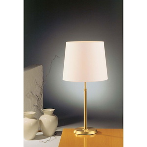 One Light Table Lamp with Regular Shade Style
