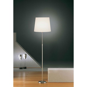 One Light Floor Lamp with Regular Shade Style