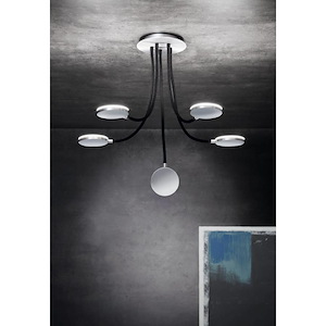 Flex - 23.6 Inch 235W 5 LED Flush Mount with Flexible Arms