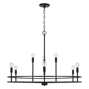 Fuller - 9 Light Chandelier In Contemporary Style-26 Inches Tall and 34.75 Inches Wide - 1288332