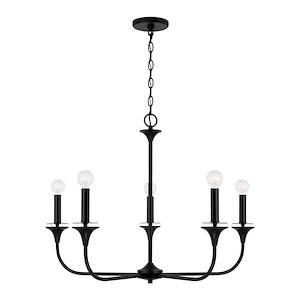 Presley - 5 Light Chandelier In Contemporary Style-23 Inches Tall and 31 Inches Wide