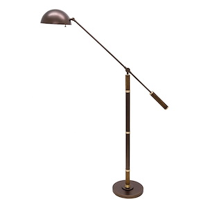 Barton - 1 Light Adjustable Floor Lamp-57 Inches Tall and 10 Inches Wide