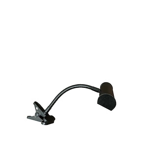 Battery Clip On - 1W 1 LED Clip On Wall Light-10 Inches Tall and 7 Inches Wide