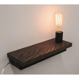 Bunk - 1 Light Wall Mount-2 Inches Tall and 12 Inches Wide