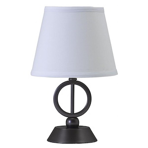 Coach - 1 Light Table Lamp-14 Inches Tall and 9 Inches Wide