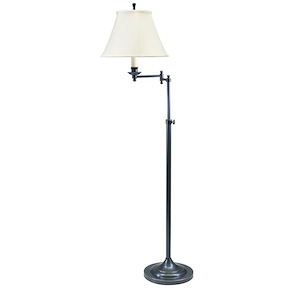 Club - 1 Light Adjustable Floor Lamp-59 Inches Tall and 13 Inches Wide