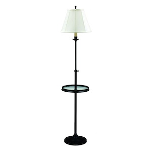Club - 1 Light Floor Lamp with Table-45 Inches Tall and 13 Inches Wide - 1332653