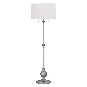 Essex - 2 Light Floor Lamp-57 Inches Tall and 18 Inches Wide