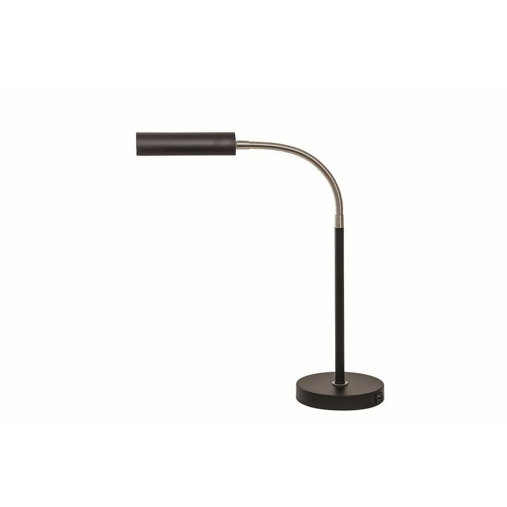 Dainolite 5W LED Table Lamp Satin Black Finish