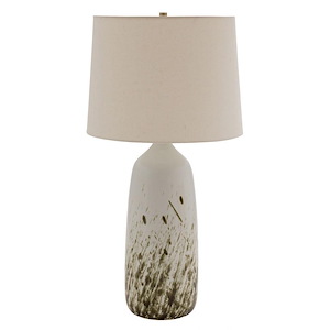 Scatchard - 1 Light Stoneware Table Lamp-31 Inches Tall and 15 Inches Wide - 1099479