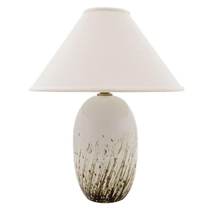 Scatchard - 1 Light Stoneware Table Lamp-28.5 Inches Tall and 22 Inches Wide