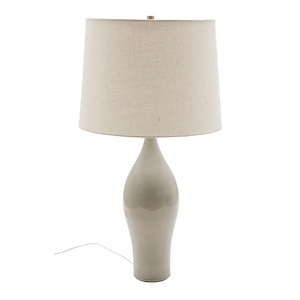Scatchard - 1 Light Stoneware Table Lamp-27 Inches Tall and 15 Inches Wide - 670420