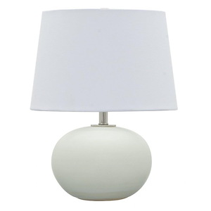 Scatchard - 1 Light Stoneware Table Lamp-17 Inches Tall and 12 Inches Wide