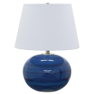 Scatchard - 1 Light Stoneware Table Lamp-22 Inches Tall and 15 Inches Wide