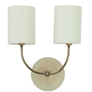 Scatchard - 2 Light Wall Mount-14.5 Inches Tall and 12.5 Inches Wide