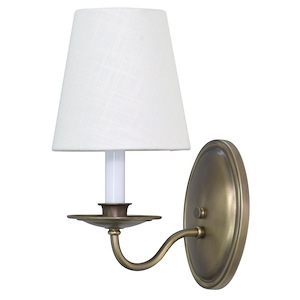 Lake Shore - 1 Light Wall Mount-11.5 Inches Tall and 5 Inches Wide