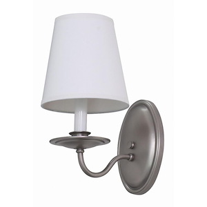 Lake Shore - 1 Light Wall Sconce-11.5 Inches Tall and 5 Inches Wide