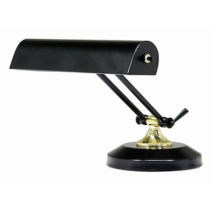 Upright - 1 Light Piano/Desk Lamp-8 Inches Tall and 10 Inches Wide