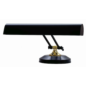 Upright - 2 Light Piano/Desk Lamp-8 Inches Tall and 14 Inches Wide - 164323