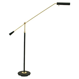 Grand - 1 Light Piano Lamp-54 Inches Tall and 10 Inches Wide