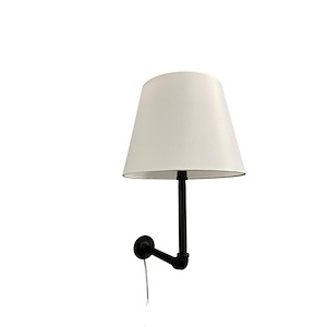 Studio - 1 Light Wall Sconce-18 Inches Tall and 12.5 Inches Wide
