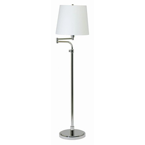 Townhouse - 1 Light Adjustable Swing Arm Floor Lamp-58 Inches Tall and 13 Inches Wide - 1099497
