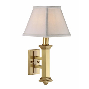 Decorative - 1 Light Wall Mount-13.75 Inches Tall and 7 Inches Wide