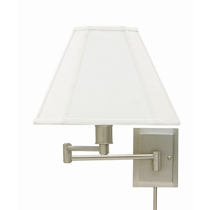 Home/Office - 1 Light Swing Arm Wall Sconce-15.5 Inches Tall and 12 Inches Wide