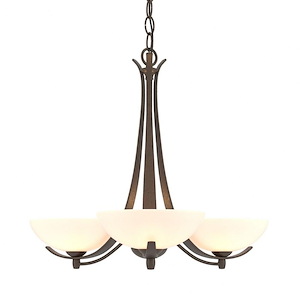 Aegis - 3 Light Chandelier In Traditional Style-18.1 Inches Tall and 22.3 Inches Wide