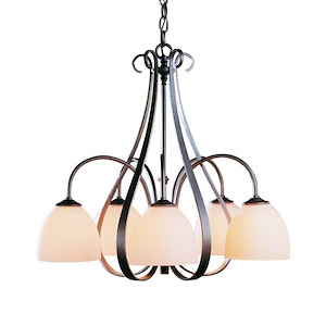 Sweeping Taper - 5 Light Chandelier In Traditional Style-22.5 Inches Tall and 24 Inches Wide - 1045412