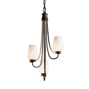 Flora - 3 Light Chandelier In Traditional Style-26.5 Inches Tall and 15.8 Inches Wide - 1045414