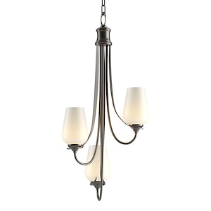 Flora - 3 Light Chandelier In Traditional Style-26.5 Inches Tall and 15.8 Inches Wide - 1275328
