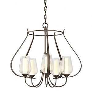 Flora - 5 Light Chandelier In Traditional Style-19.9 Inches Tall and 22.2 Inches Wide