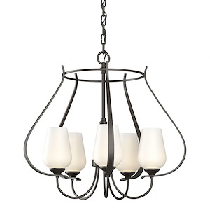 Flora - 5 Light Chandelier In Traditional Style-19.9 Inches Tall and 22.2 Inches Wide - 1275303