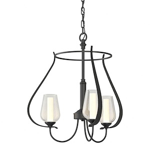 Flora - 3 Light Chandelier In Traditional Style-18.8 Inches Tall and 19.4 Inches Wide - 1045420