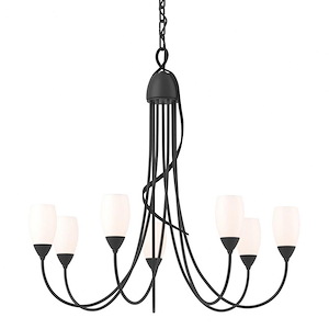 Flora - 7 Light Chandelier In Traditional Style-24 Inches Tall and 24.9 Inches Wide