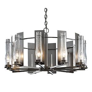 New Town - 10 Light Chandelier In Contemporary Style-15.2 Inches Tall and 30 Inches Wide