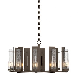 New Town - 10 Light Chandelier In Contemporary Style-15.2 Inches Tall and 30 Inches Wide - 528836