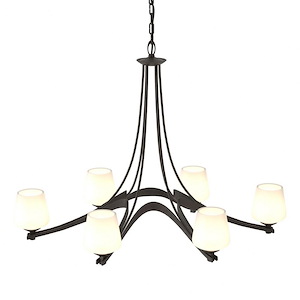 Ribbon - 6 Light Chandelier-27.8 Inches Tall and 24.5 Inches Wide