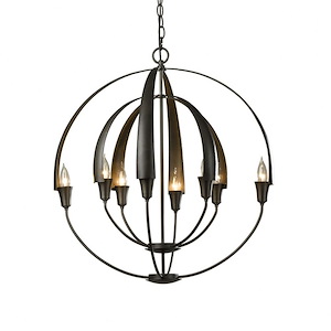 Cirque - 8 Light Chandelier In Contemporary Style-27.9 Inches Tall and 25.4 Inches Wide
