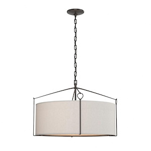 Bow - 4 Light Pendant-15.8 Inches Tall and 23.8 Inches Wide - 1275266